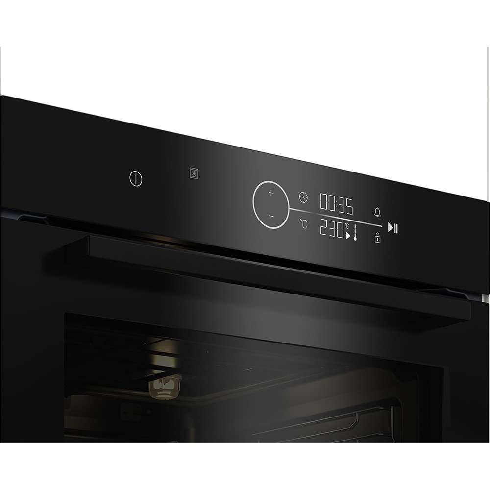 Cuptor incorporabil BEKO BCBIMA17400KSBS, Electric, Autocuratare SteamShine, 72 l, Clasa A+, negru