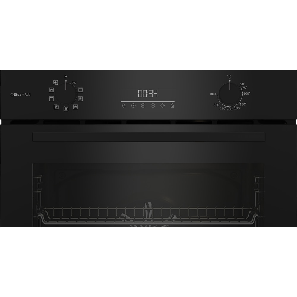 Cuptor incorporabil BEKO BCBIS17300KSB, Electric, Autocuratare SteamShine, 72 l, Clasa A+, negru