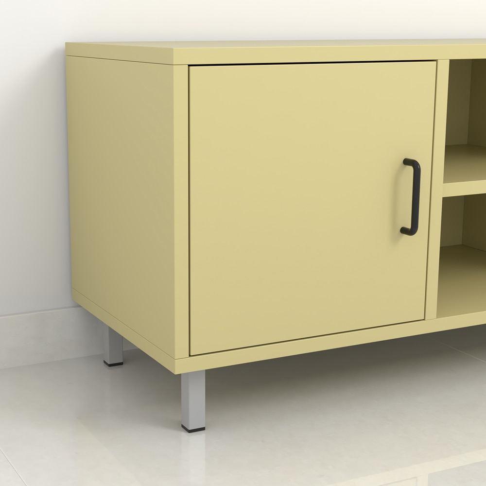 Picior mobila 112866, otel, 10 cm, gri