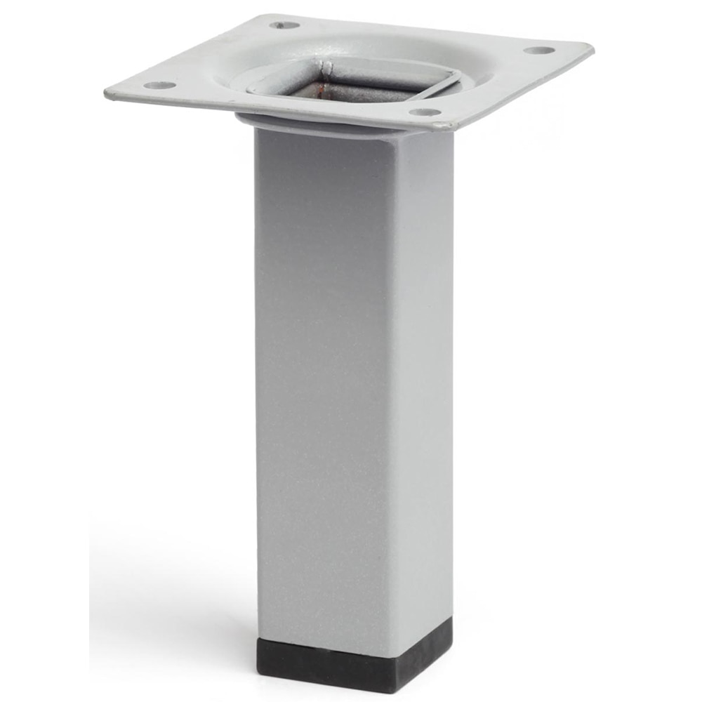 Picior mobila 112866, otel, 10 cm, gri