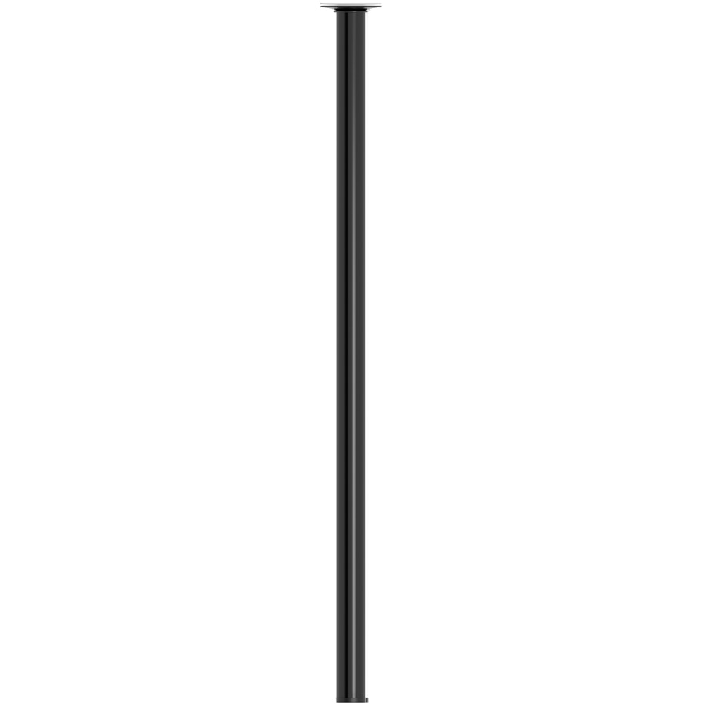 Picior mobila 112877, otel, 80 cm, negru