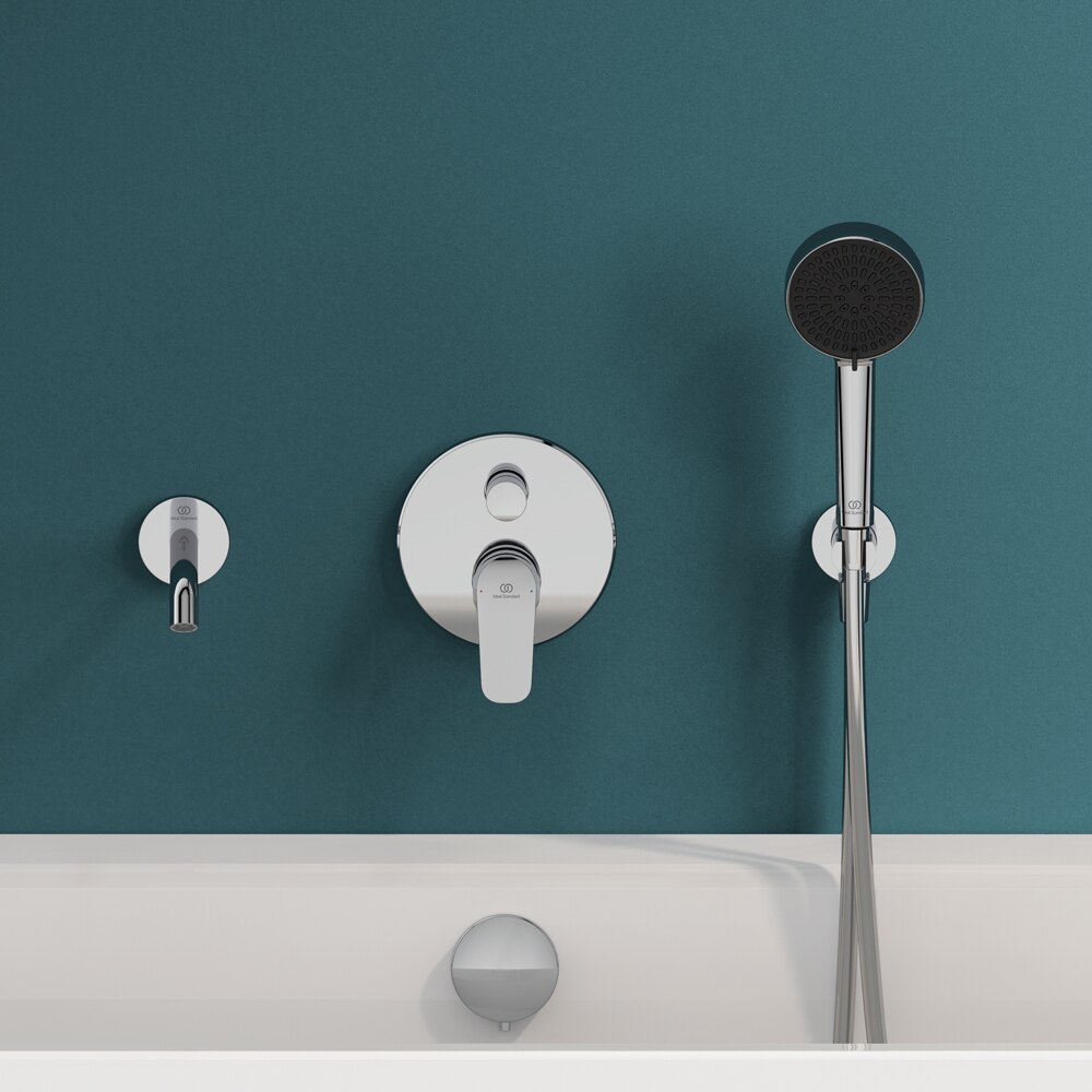 Para dus IDEAL STANDARD IdealRain ALU+ BD580AA, 2 functii, crom