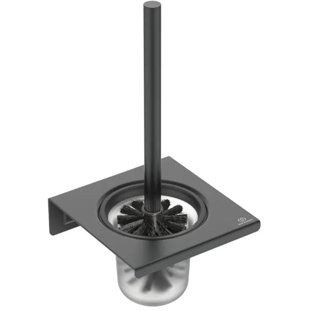 Set perie toaleta IDEAL STANDARD Alu+ BD593XG, negru mat