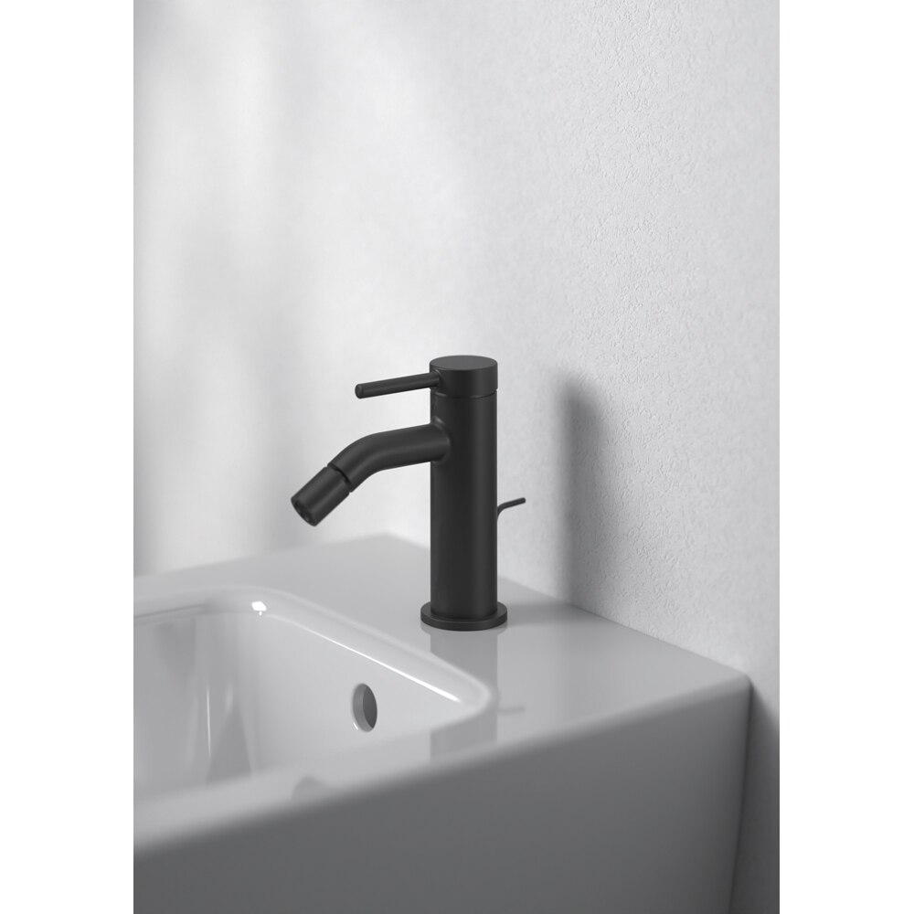 Baterie bideu IDEAL STANDARD Ceraline Nuovo BD765XG, alama sanitara, negru mat