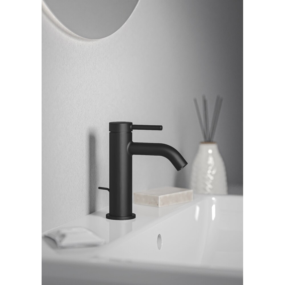 Baterie lavoar IDEAL STANDARD Ceraline Nuovo BD846XG, alama sanitara, negru mat