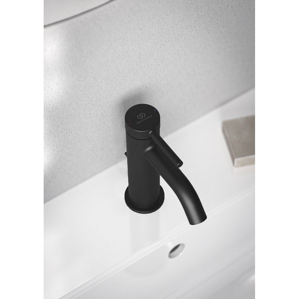 Baterie lavoar IDEAL STANDARD Ceraline Nuovo BD846XG, alama sanitara, negru mat