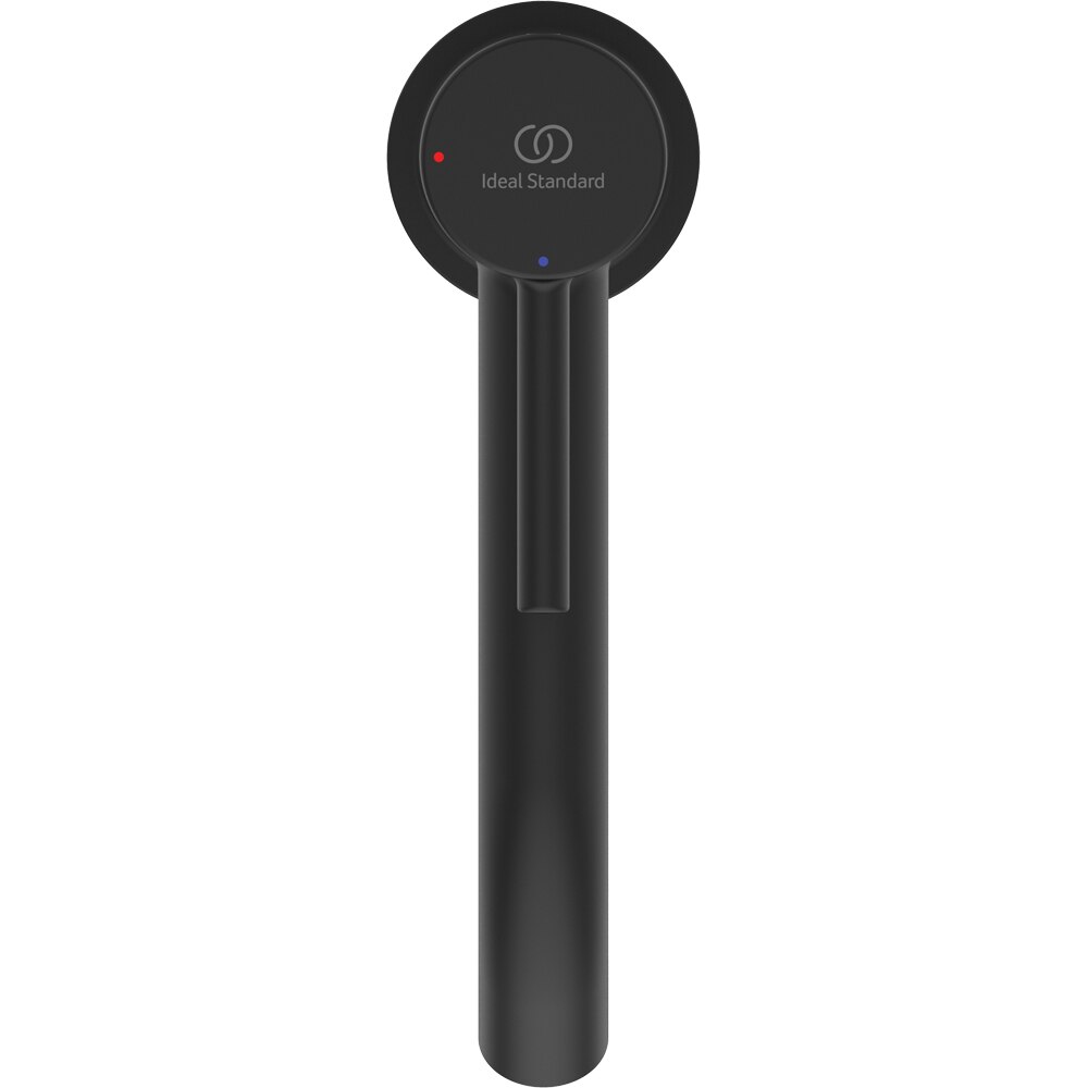 Baterie lavoar IDEAL STANDARD Ceraline Nuovo BD960XG, Pipa inalta, alama sanitara, negru mat
