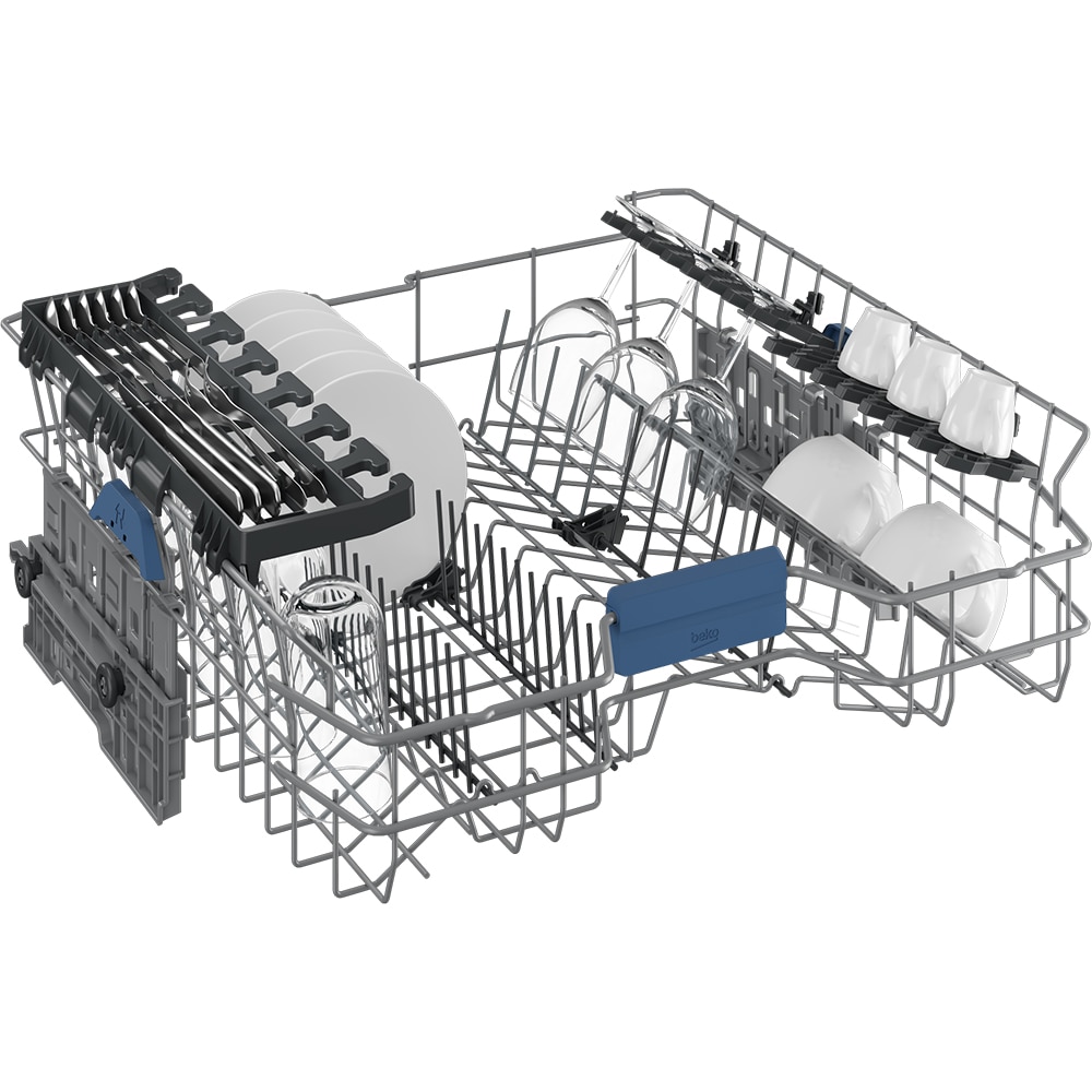 Masina de spalat vase independenta BEKO BDFN26431W, 14 seturi, 6 programe, 60 cm, Clasa D, alb