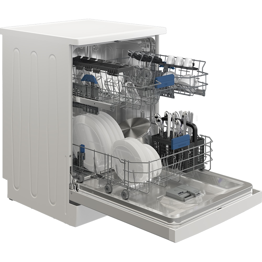 Masina de spalat vase independenta BEKO BDFN26450WP, 14 seturi, 6 programe, 60 cm, Clasa B, alb
