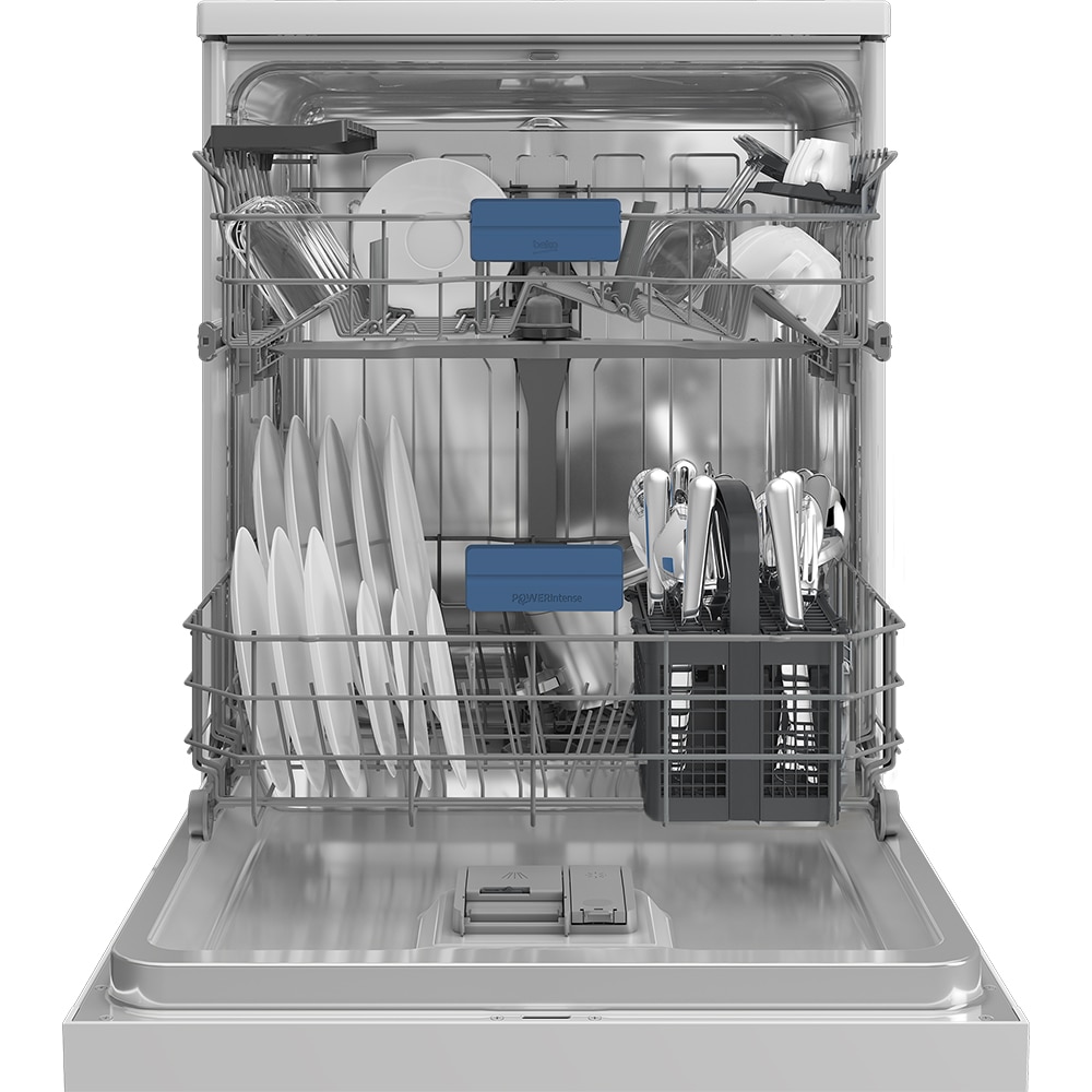 Masina de spalat vase independenta BEKO BDFN26450WP, 14 seturi, 6 programe, 60 cm, Clasa B, alb