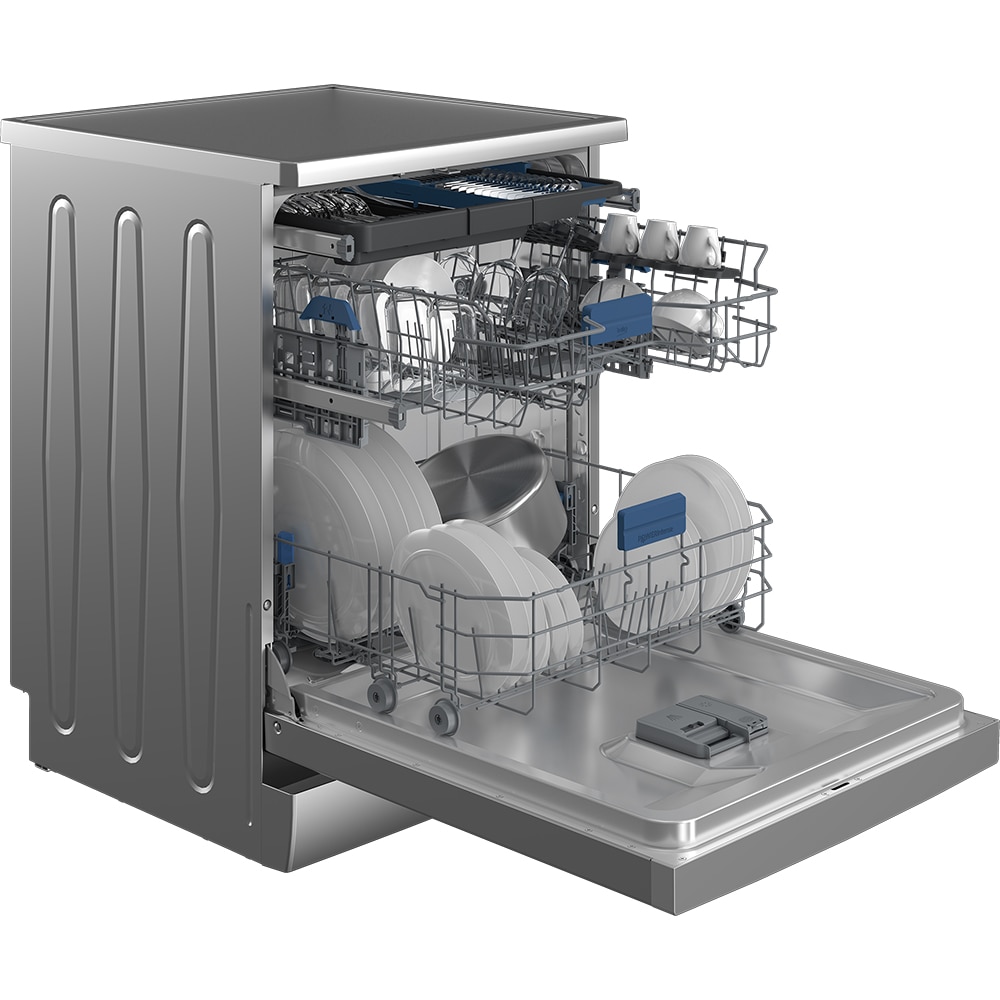 Masina de spalat vase independenta BEKO BDFN26540XP, 15 seturi, 6 programe, 60 cm, Clasa C, inox