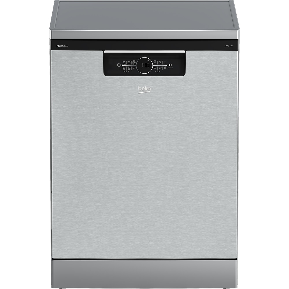 Masina de spalat vase independenta BEKO BDFN36560XWP, 15 seturi, 11 programe, 60 cm, Clasa A, Wi-Fi, inox
