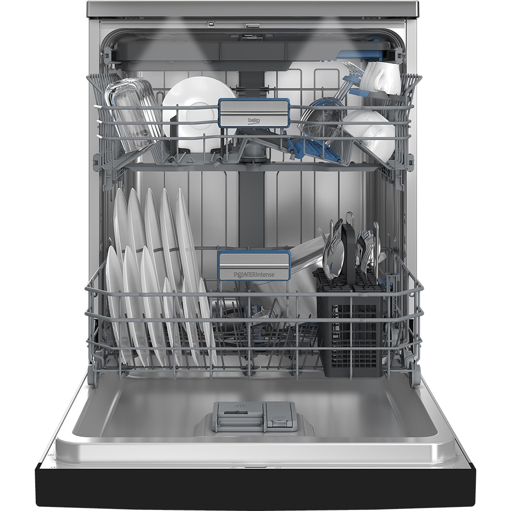 Masina de spalat vase independenta BEKO BDFN36560XWP, 15 seturi, 11 programe, 60 cm, Clasa A, Wi-Fi, inox