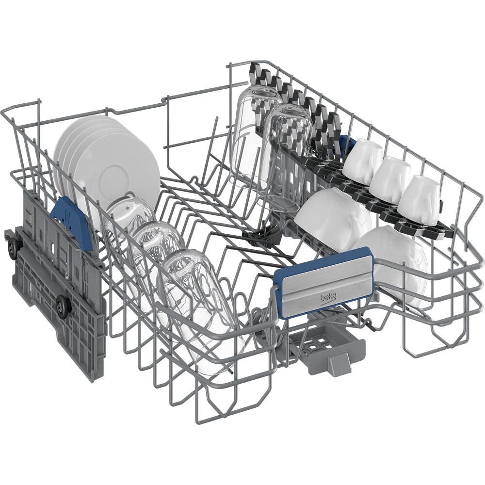 Masina de spalat vase independenta BEKO BDFS26040XA, 10 seturi, 6 programe, 45 cm, Clasa C, inox
