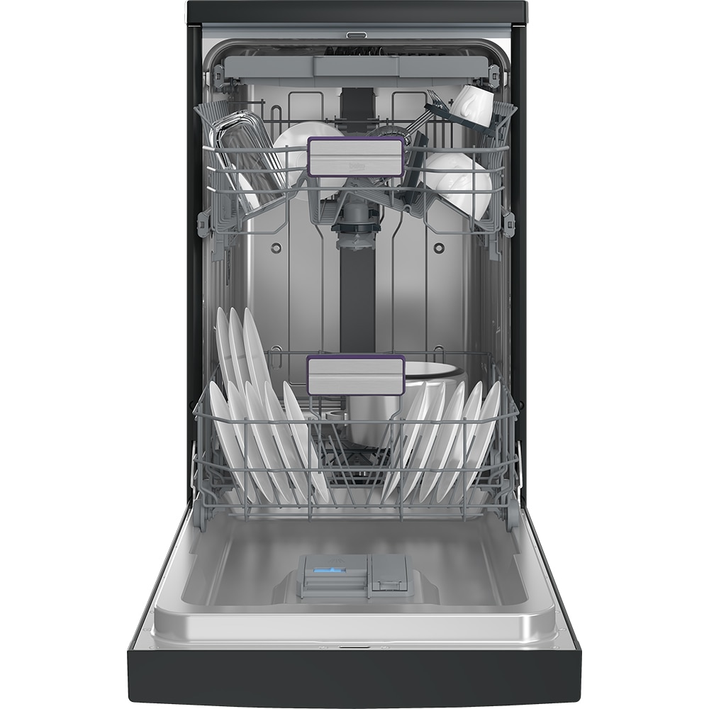 Masina de spalat vase independenta BEKO BDFS26123AQ, 11 seturi, 6 programe, 45 cm, Clasa E, antracit