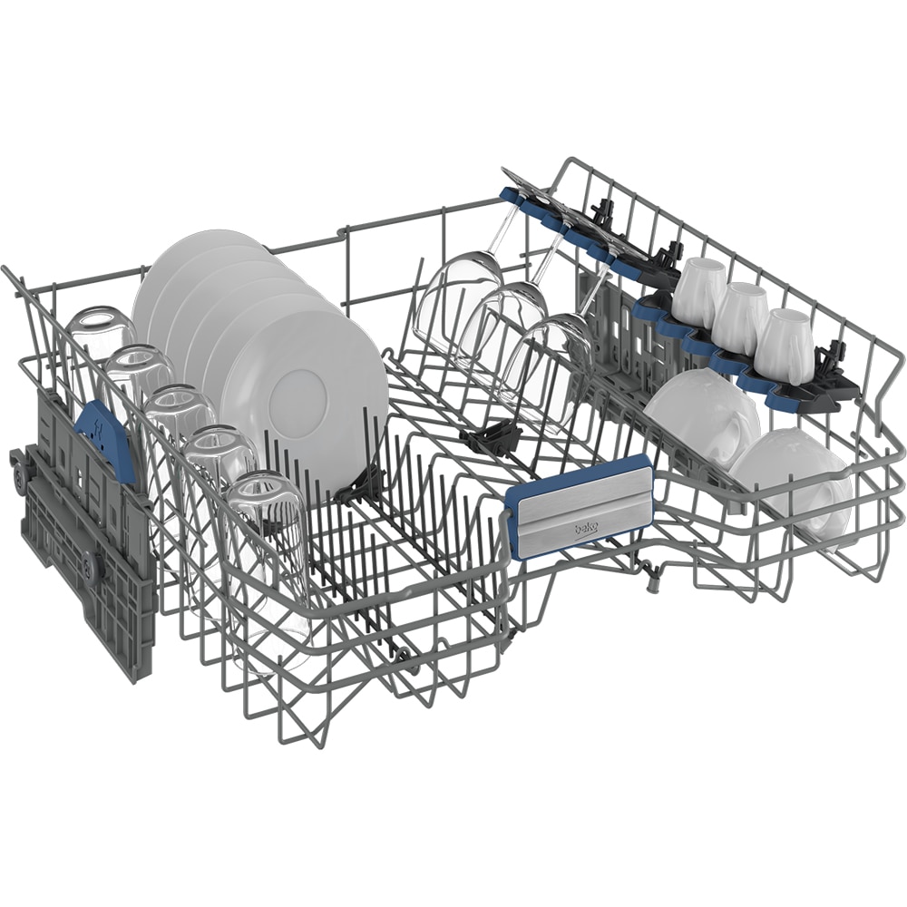 Masina de spalat vase incorporabila BEKO BDIN38542P, 15 seturi, 8 programe, 60 cm, Clasa C, panou comanda negru