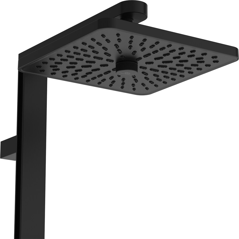 Sistem dus IDEAL STANDARD Ceratherm ALU+ BE210XG 26, termostat, 2 functii, negru mat