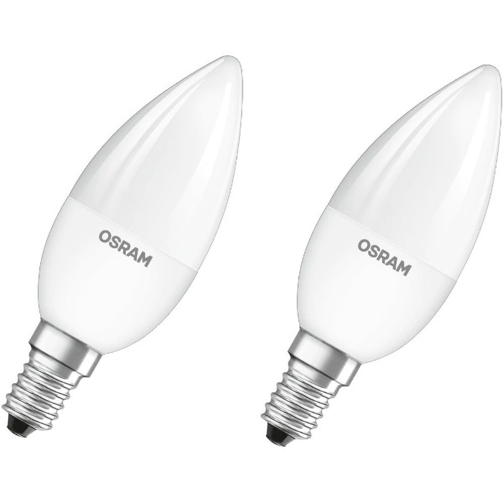 Set 2 becuri LED OSRAM Star RGB-W, E14, 4.5W (25W), 250 lm, dimabil, 2 telecomenzi incluse