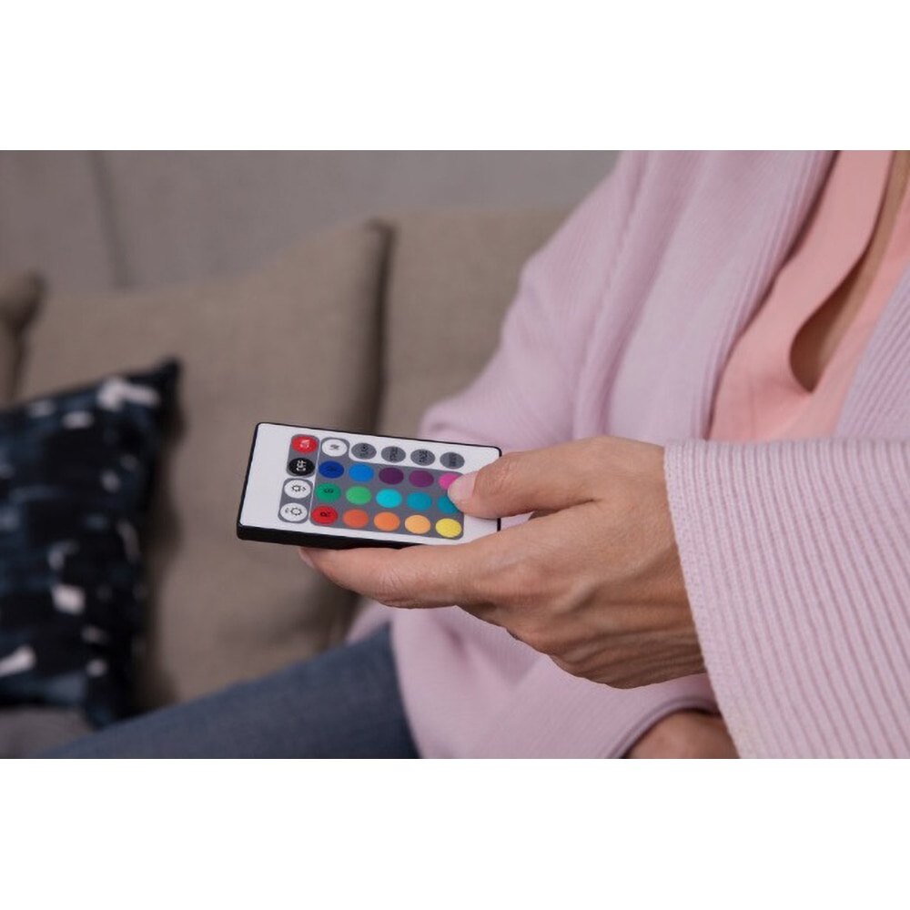 Set 2 becuri LED OSRAM Star RGB-W, E14, 4.5W (25W), 250 lm, dimabil, 2 telecomenzi incluse