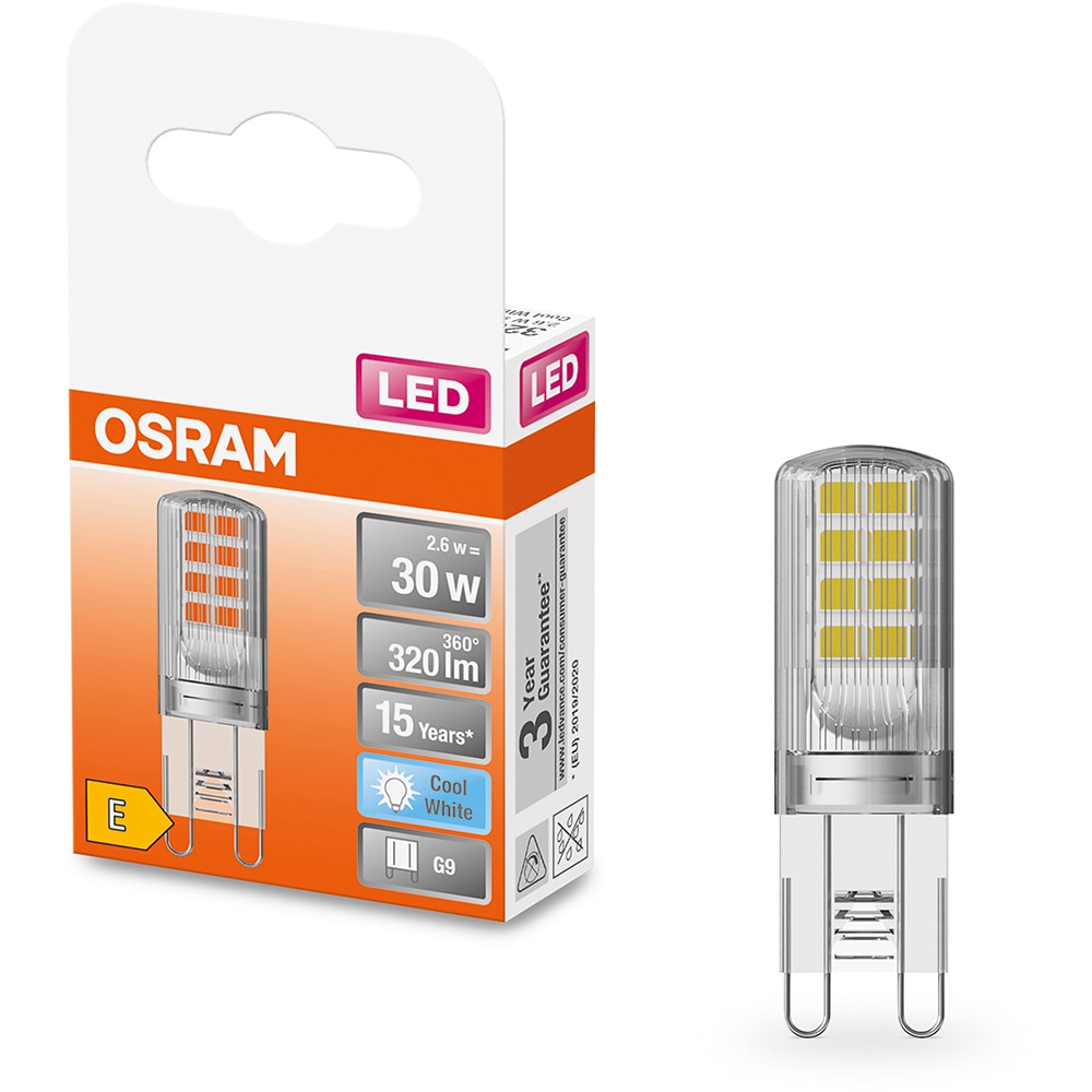 Bec LED OSRAM 4058075432369, G9, 2.6W, 320lm, lumina neutra