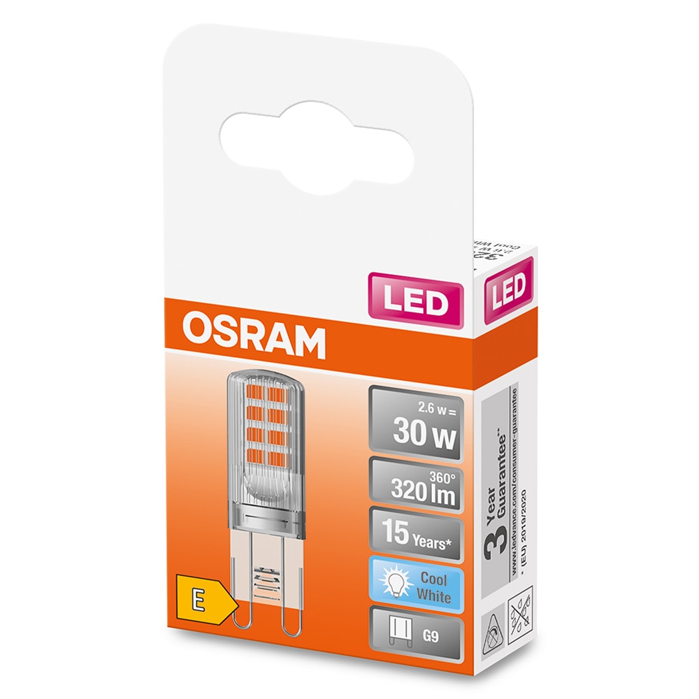 Bec LED OSRAM 4058075432369, G9, 2.6W, 320lm, lumina neutra