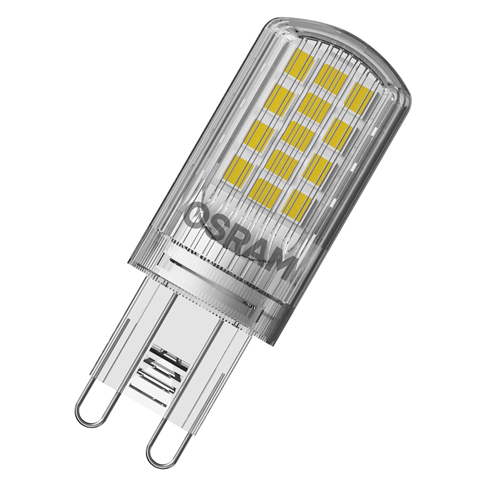 Set 2 becuri LED OSRAM 4058075449893, G9, 4.2W, 470lm, lumina calda