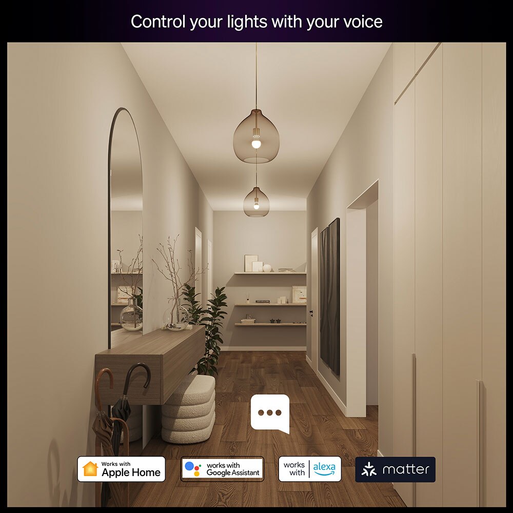 Bec LED PHILIPS HUE Essential, E27, 8W, 806lm, Wi-Fi, lumina variabila, compatibil Alexa, Google Assistant