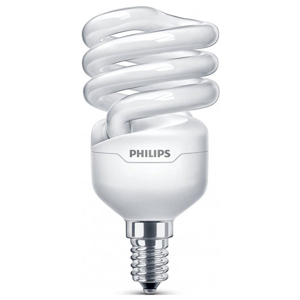 Bec economic Philips Twister, E14, 12W, 6500K