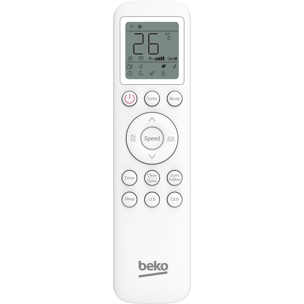 Aer conditionat BEKO BEHPEB090, 9000 BTU, A++/A+, Wi-Fi, negru