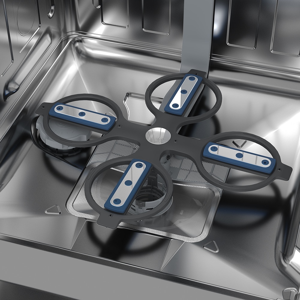 Masina de spalat vase incorporabila BEKO BDIN38440P, 14 seturi, 8 programe, 60 cm, Clasa C, panou comanda negru