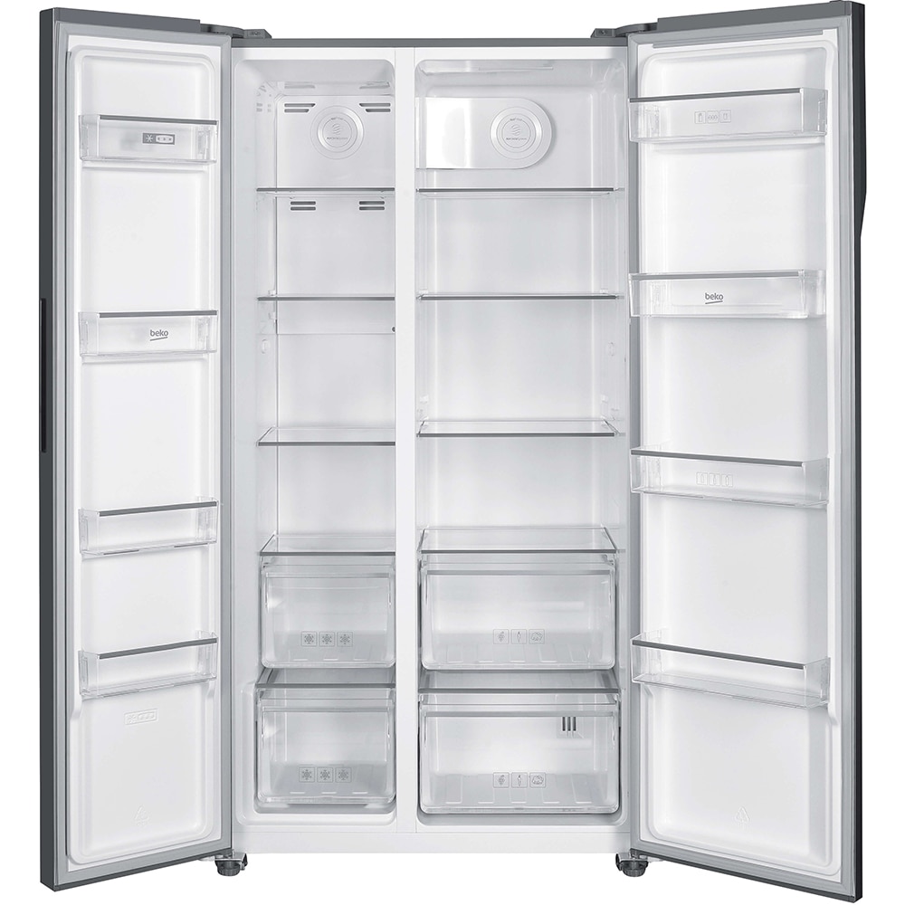 Side by Side BEKO GNO5322XPN, No Frost, 532 l, H 177 cm, Clasa E, inox