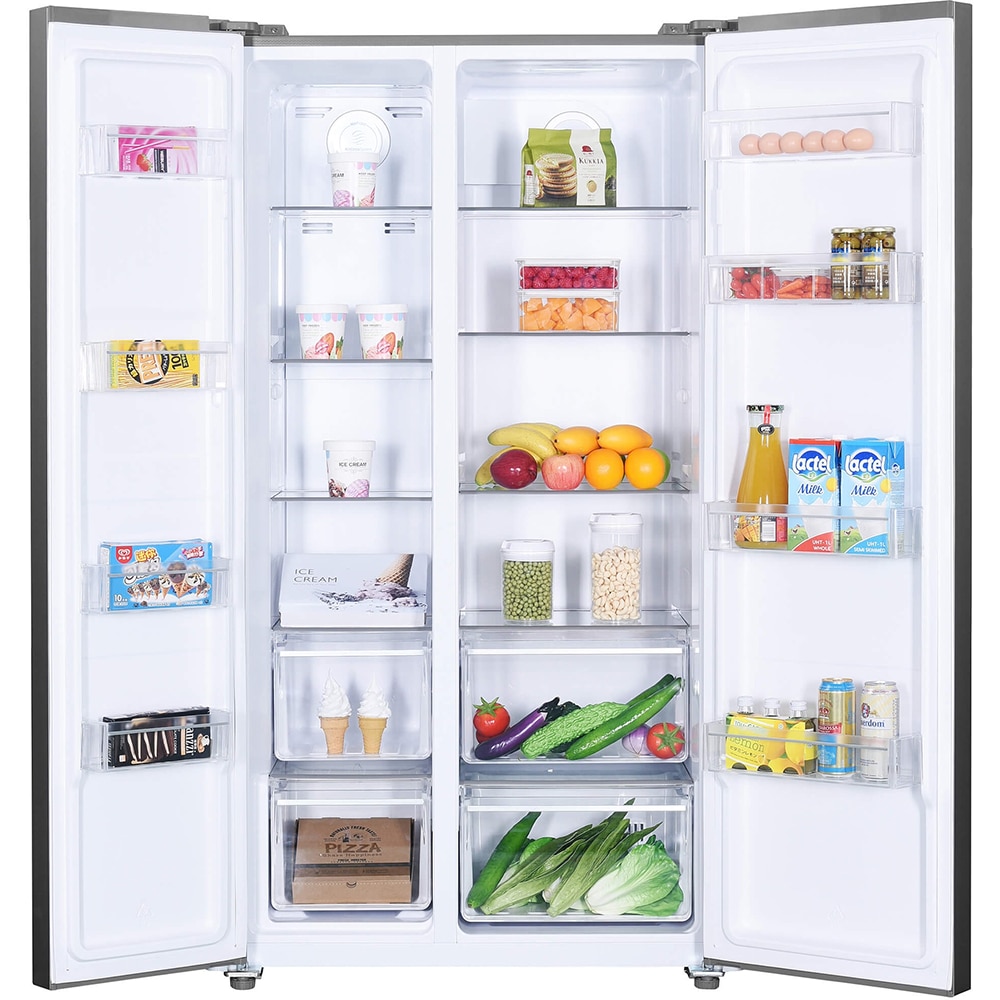 Side by Side BEKO GNO5322XPN, No Frost, 532 l, H 177 cm, Clasa E, inox