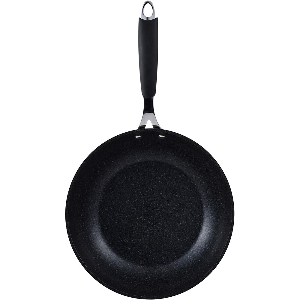 Tigaie wok BERGNER Midnight BG-30129-GR, 28cm, aluminiu, negru