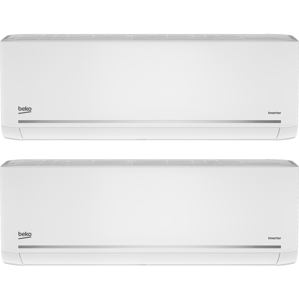 Sistem aer conditionat pentru 2 incaperi BEKO BGMPO18112BTUX2, 12000/1200 BTU, A++/A+, Unitatea externa 18000 BTU, WI-Fi, alb
