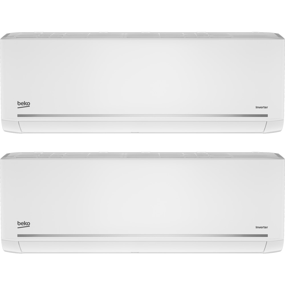 Sistem aer conditionat pentru 2 incaperi BEKO BGMPO1819BTU12BTU, 9000/1200 BTU, A++/A+, Unitatea externa 18000 BTU, WI-Fi, alb