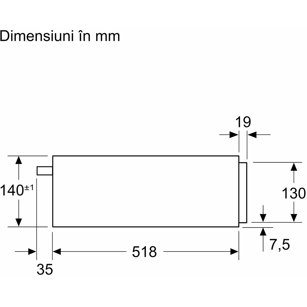 Sertar termic BOSCH BIC7101B1, Electric, 20 l, Wi-Fi, negru