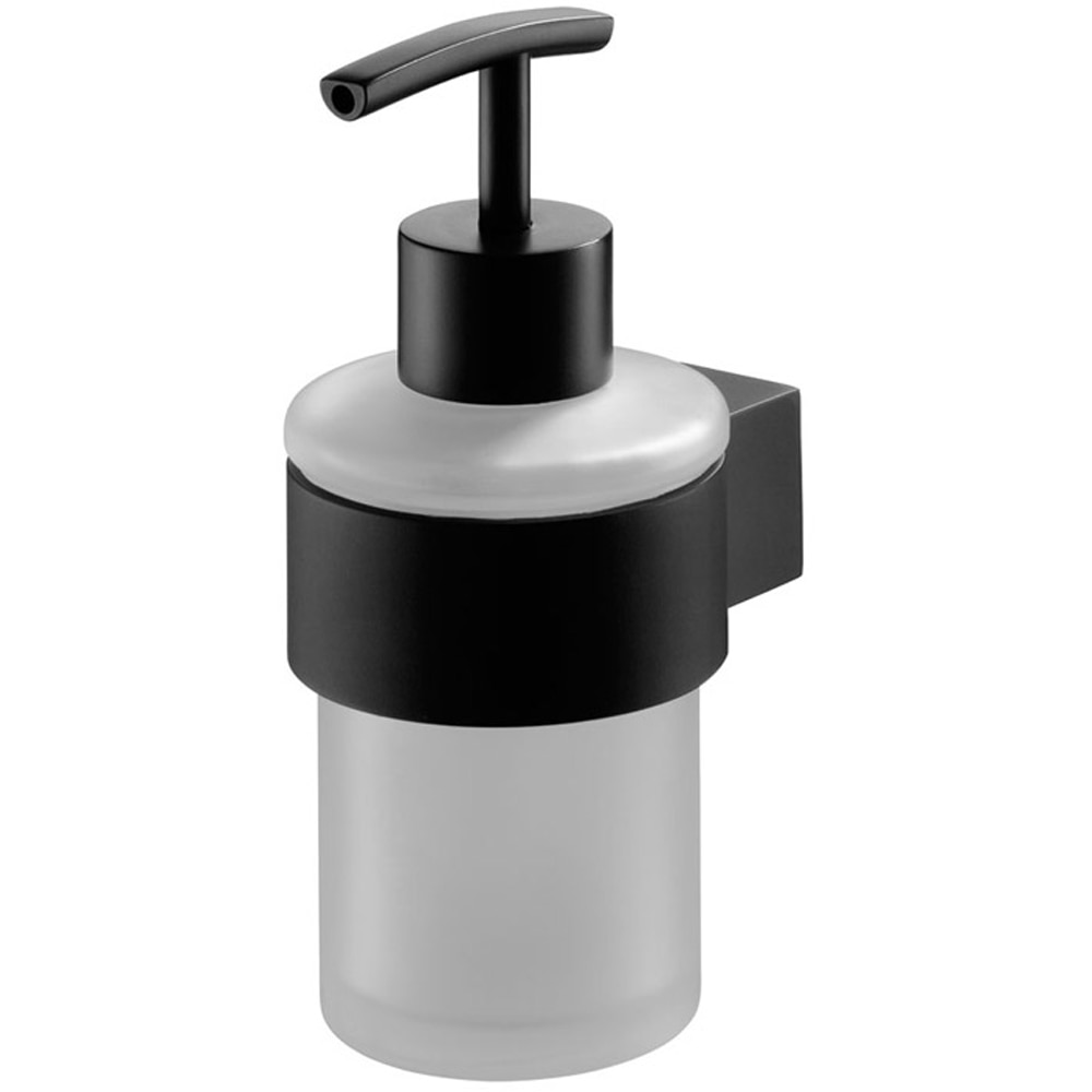 Dispenser sapun lichid BISK Futura 02953, 200 ml, negru