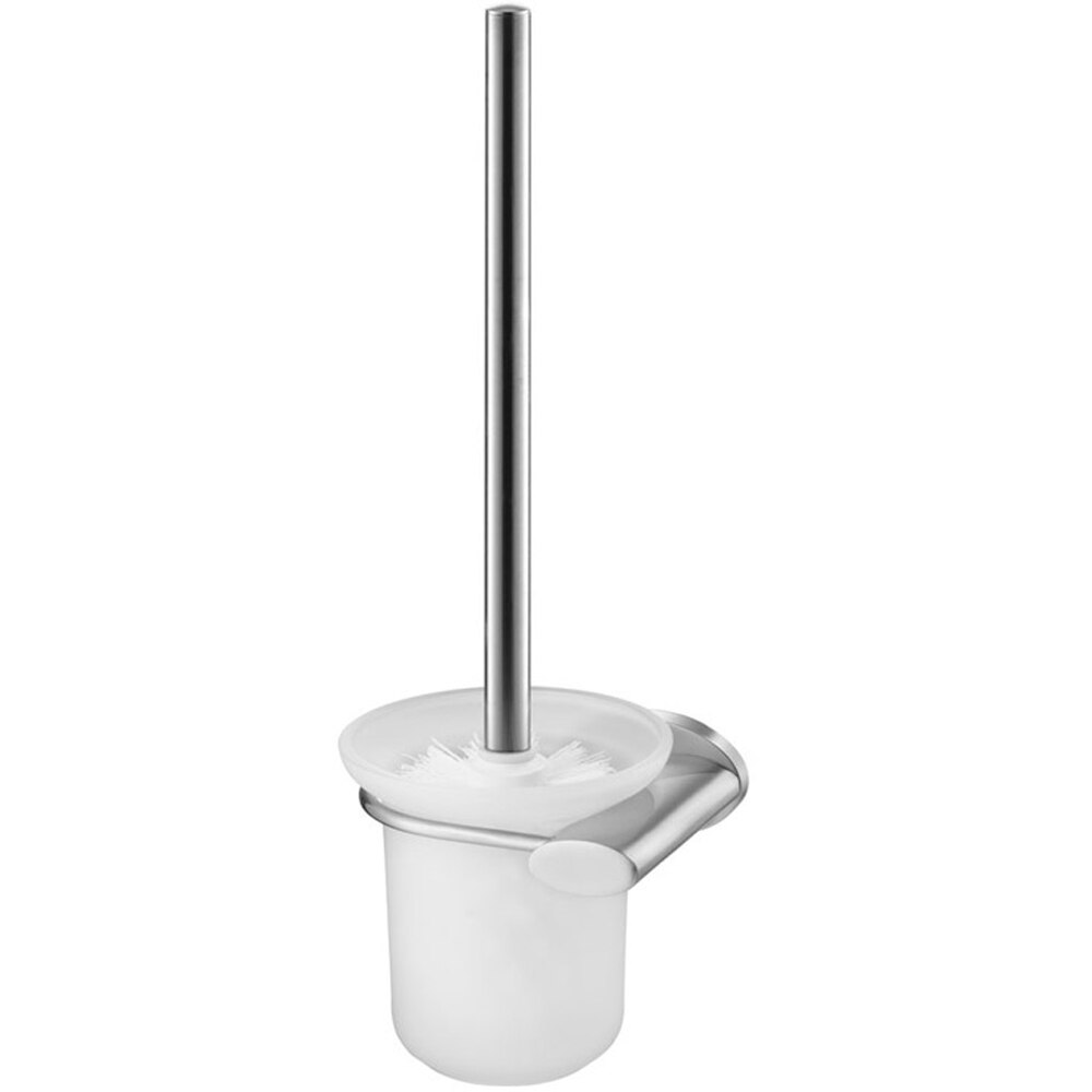 Set perie toaleta BISK Side 03131, nichel