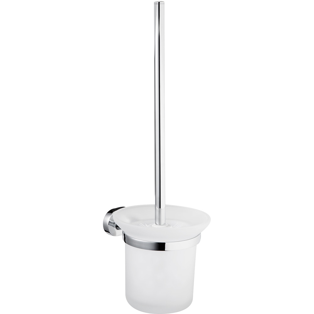 Set perie toaleta BISK Go 07027, crom