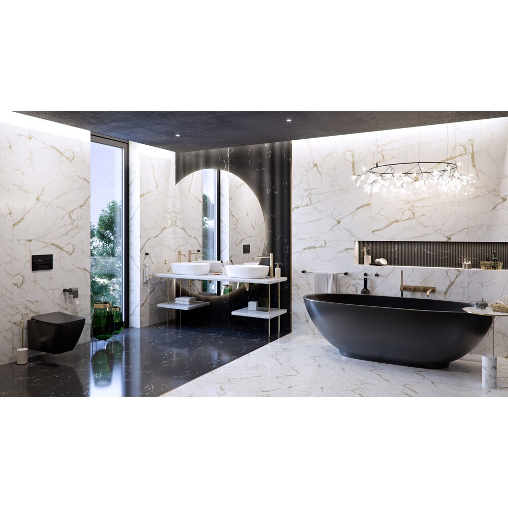 Suport prosop tip inel BISK Sintra 08308, alb