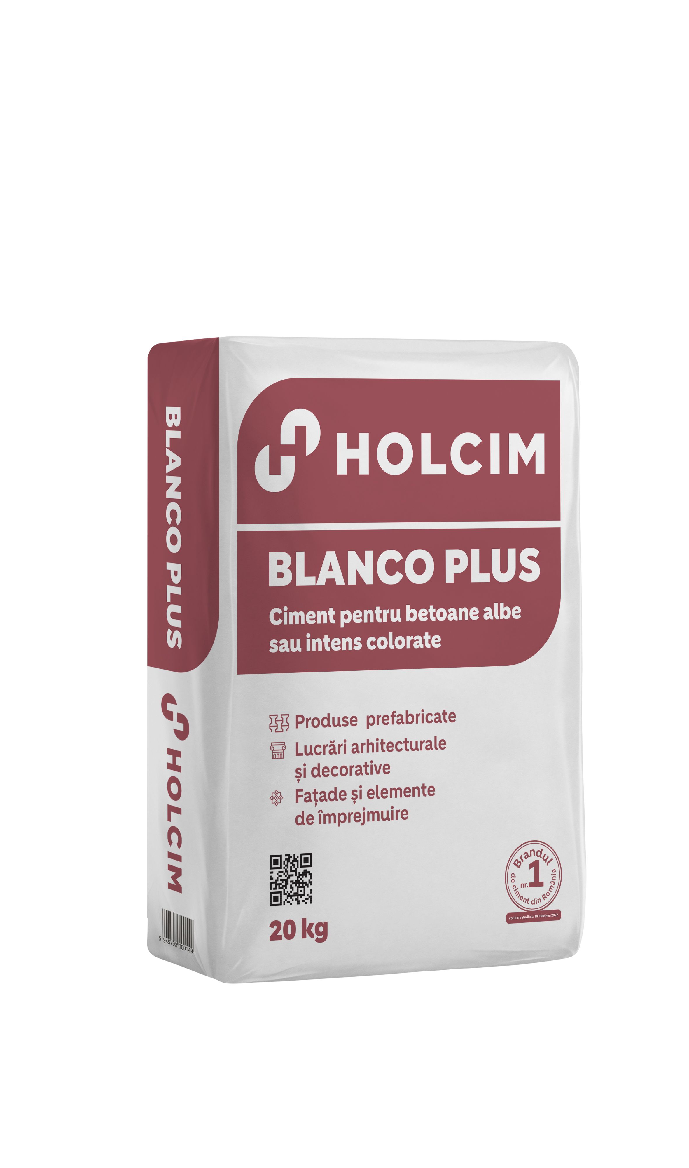 Ciment Blanco Plus, 20 kg, 52.2 rezistenta  Holcim Romania 