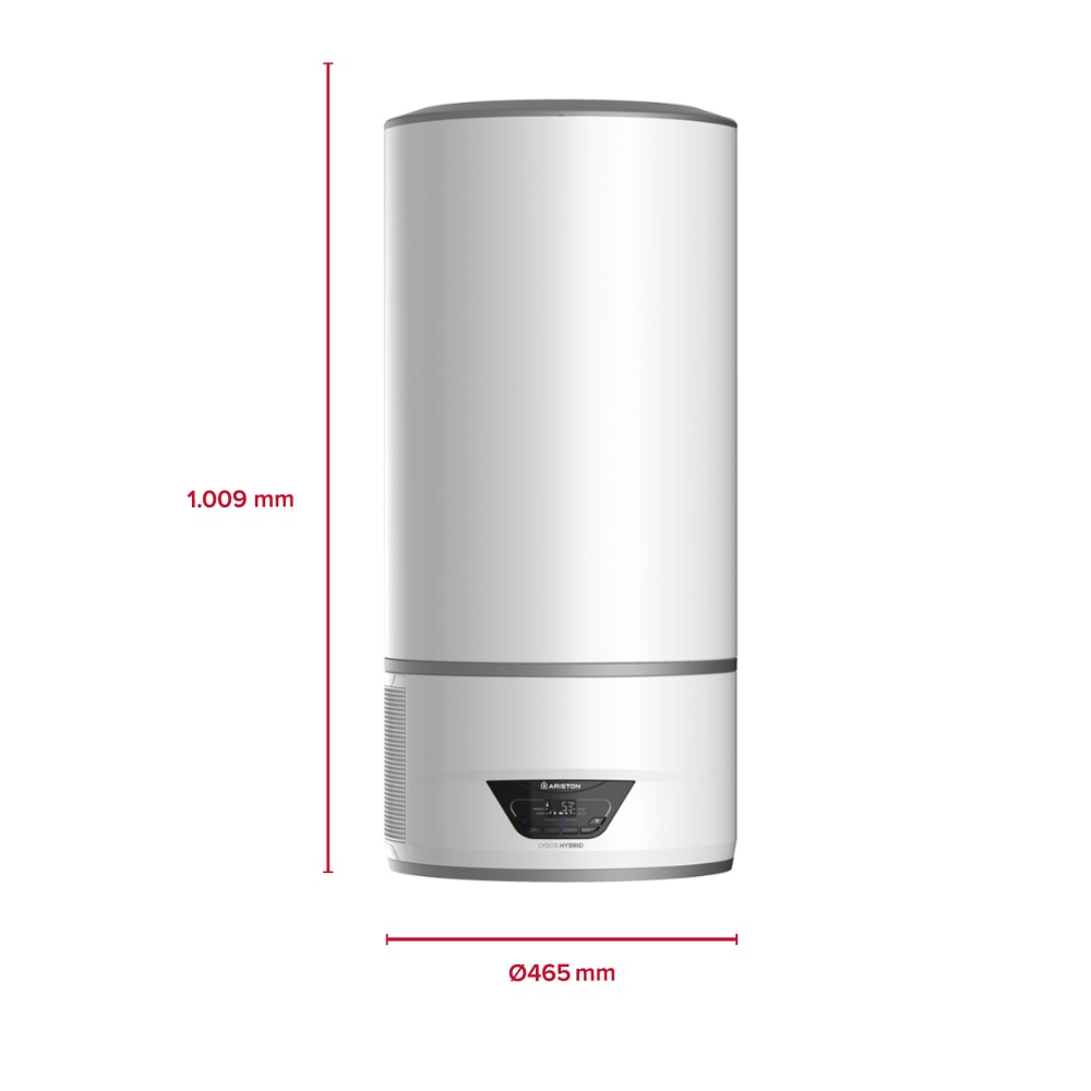 Boiler electric ARISTON Lydos Hybrid, Wi-Fi, 80L, 1200W, alb