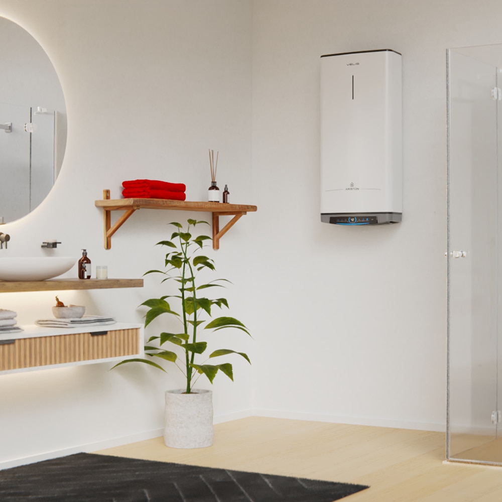 Boiler electric ARISTON Velis Dune, Wi-Fi, 100L, 1500W, alb