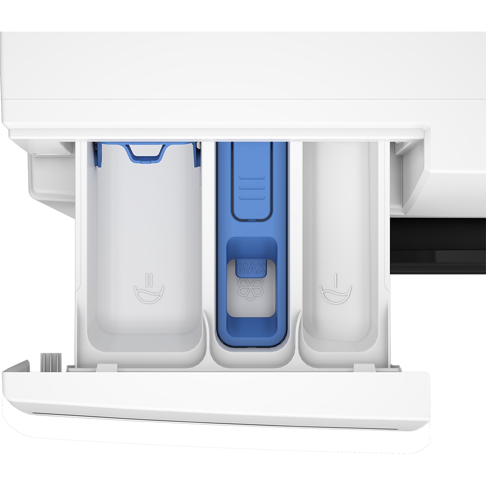 Masina de spalat rufe frontala slim BEKO BM3WFUS48415WBEE, SteamCure, 8 kg, 1400rpm, Clasa A, alb