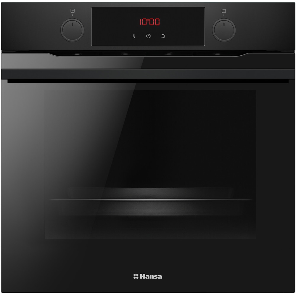 Cuptor incorporabil HANSA BOES684605, Electric, Autocuratare Steam Cleaning, 77 litri, Clasa A, negru