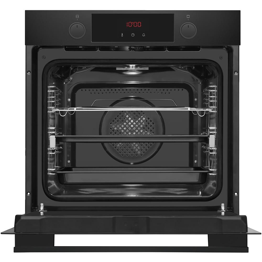 Cuptor incorporabil HANSA BOES684605, Electric, Autocuratare Steam Cleaning, 77 litri, Clasa A, negru