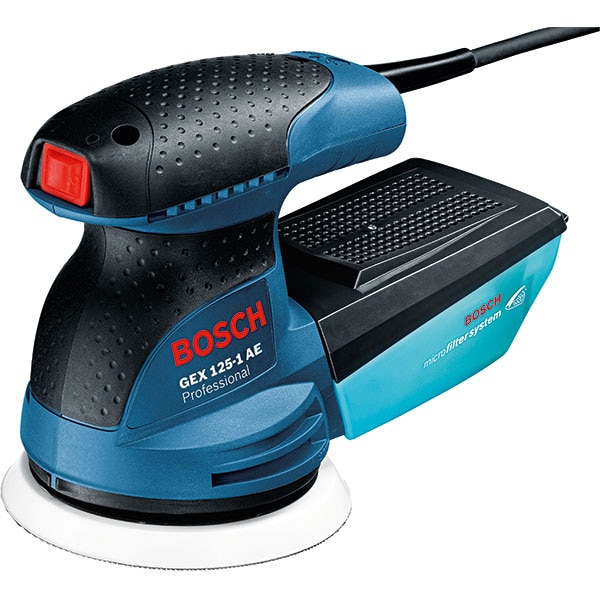 Masina de slefuit rotativa BOSCH GEX 125-1 AE Professional, 250W, 12000RPM, disc 125mm