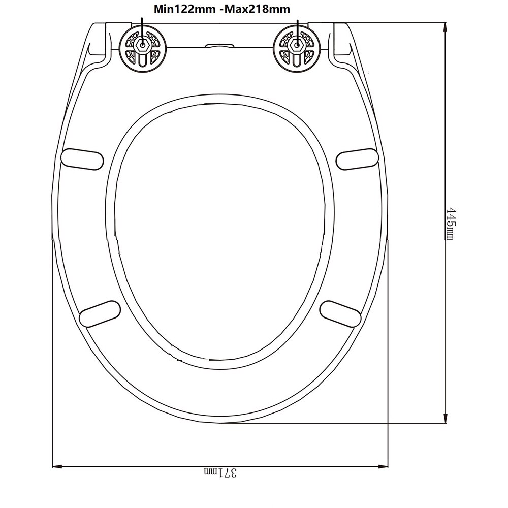 Capac WC GOODHOME Kouban BP261NT_R, inchidere lenta, duroplast, alb