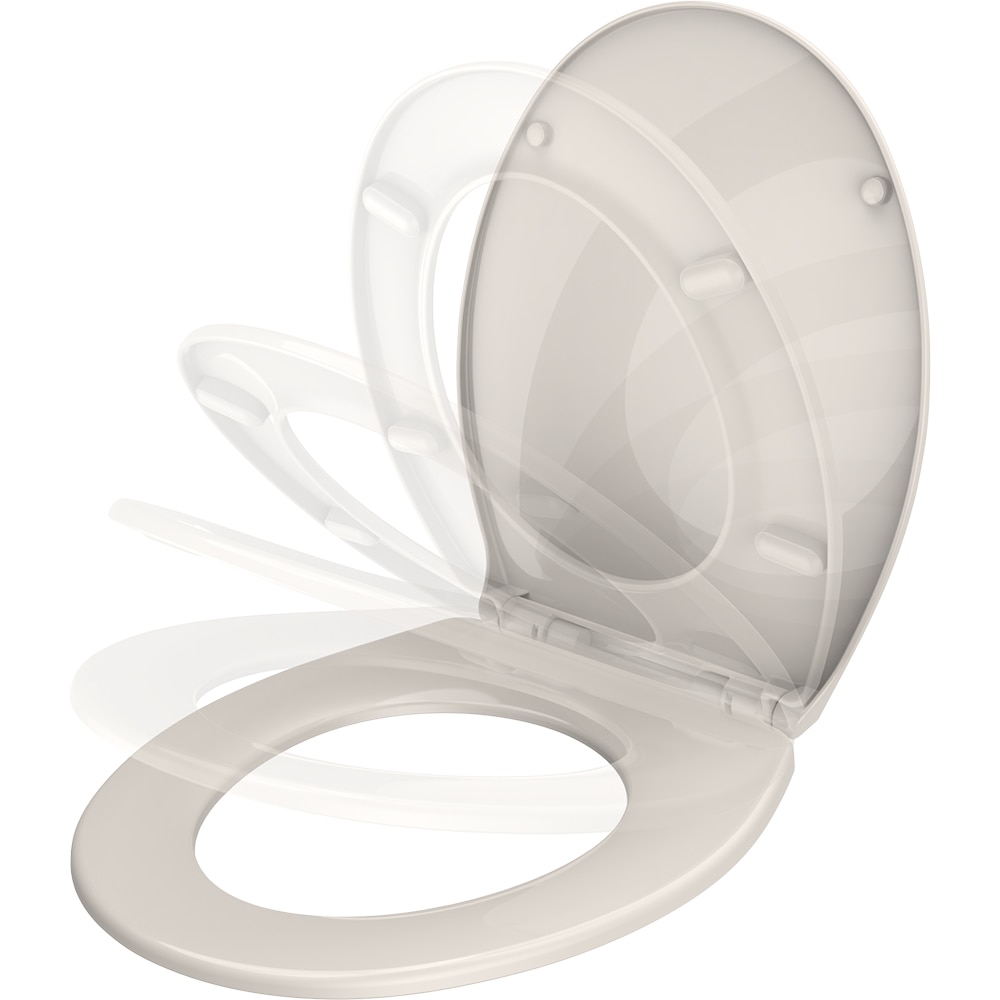 Capac WC GOODHOME Kouban BP261Q3_R, inchidere lenta, duroplast, alb