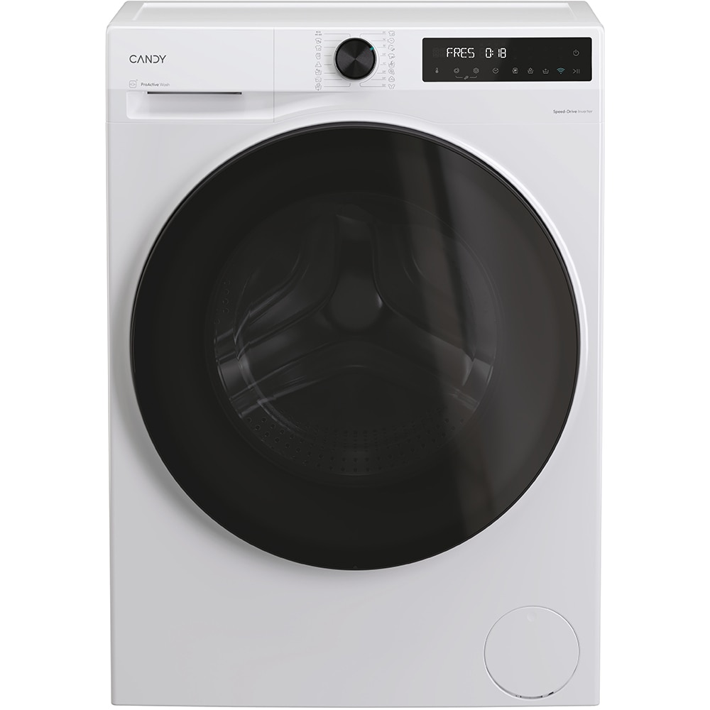 Masina de spalat rufe frontala CANDY BP 410BL8-S, ProActive Wash, 10 kg, 1400rpm, Clasa A, Wi-Fi, alb